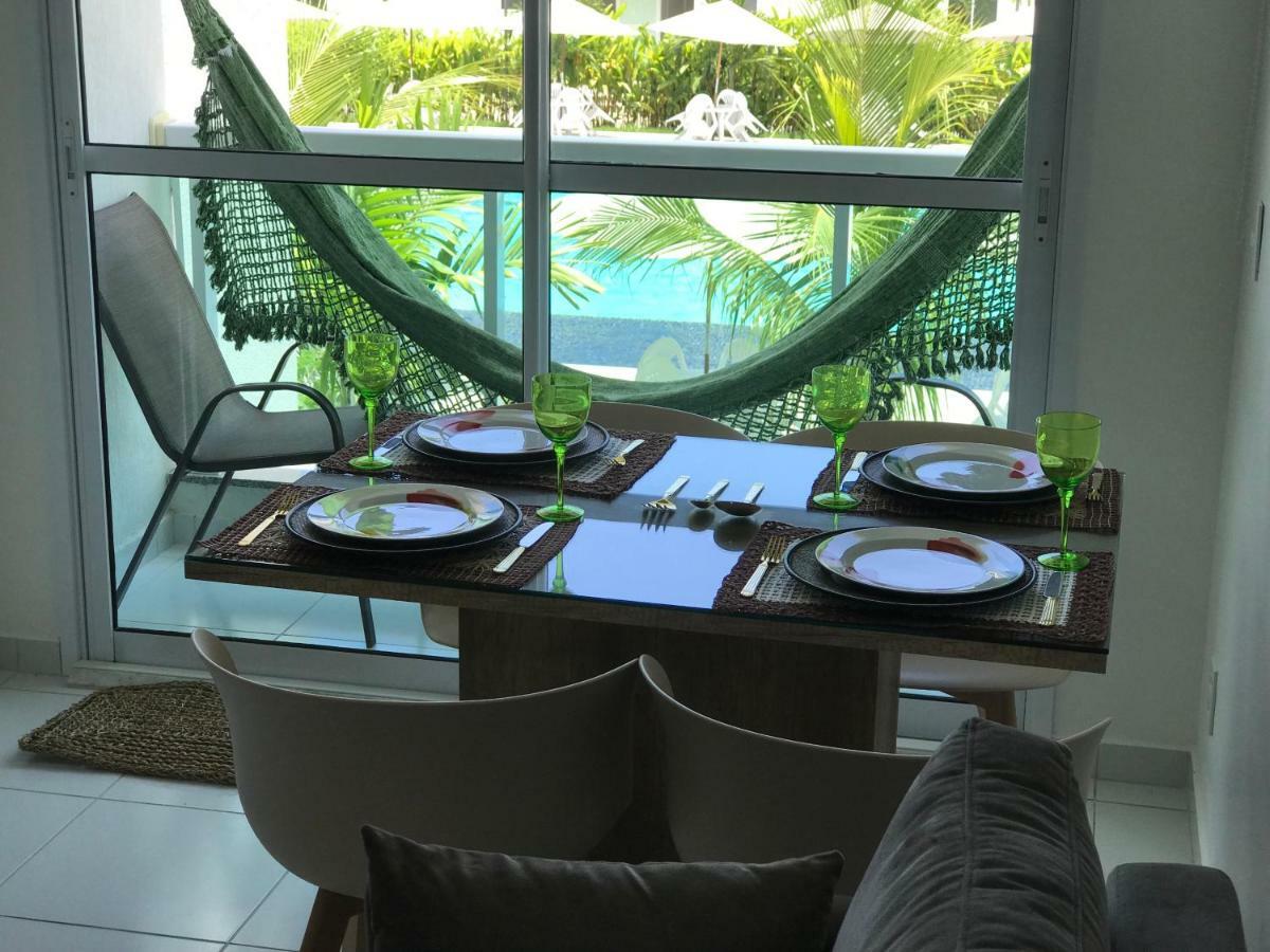 Flat Excelente Em Porto De Galinhas Palm Village Acqua Frente Para As Piscinas Zewnętrze zdjęcie